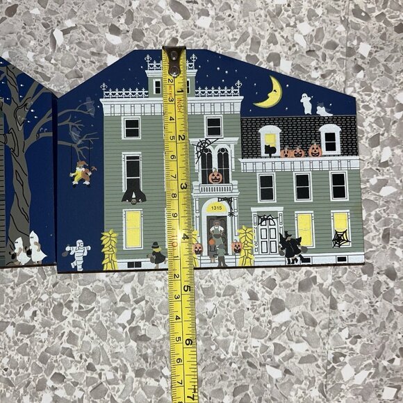 1997 Cats Meow Halloween Mystery Manor & Eerie Estate Lot of 2 Glow in the Dark - Picture 14 of 14